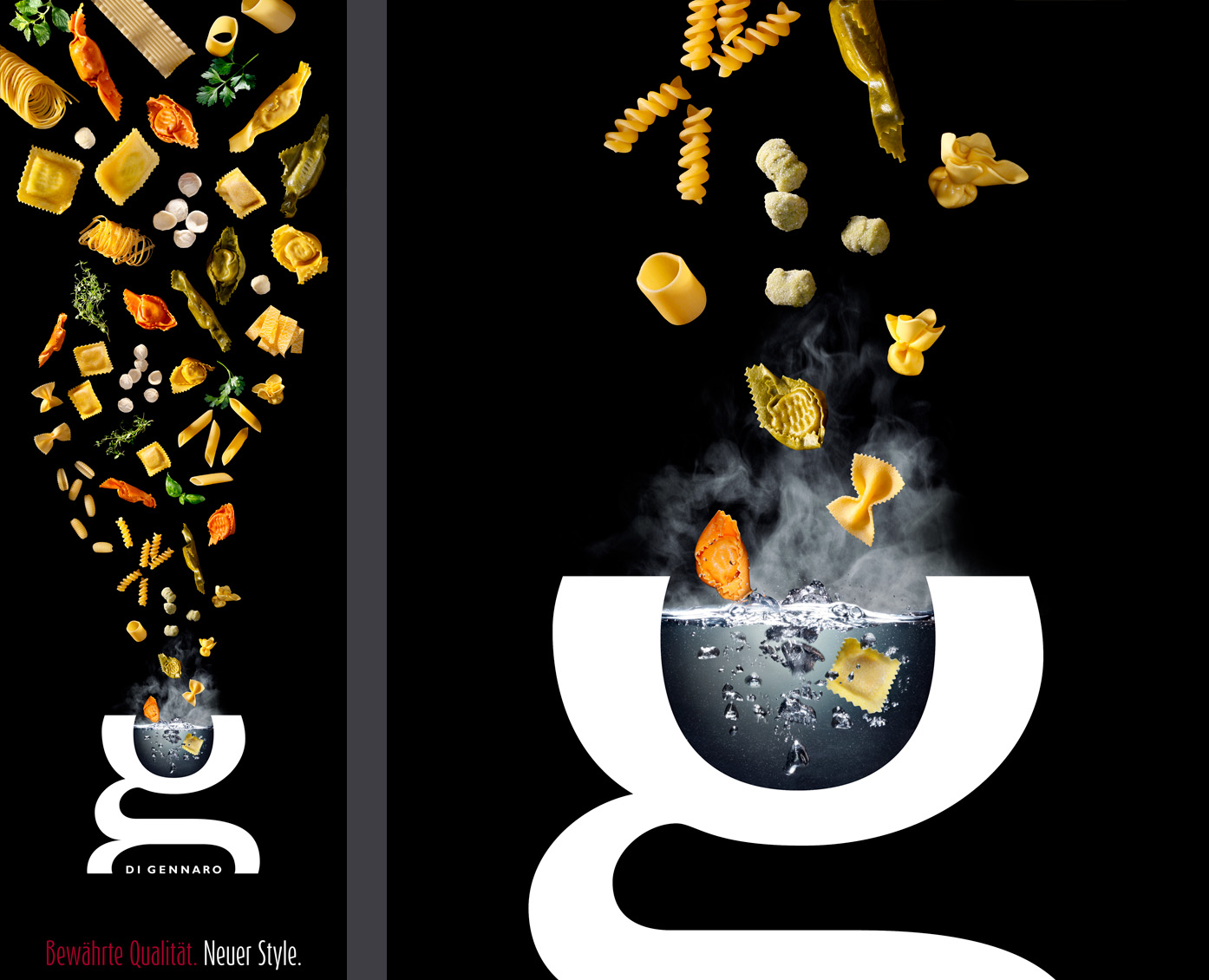 Advertising - Composings - Messebanner Pasta